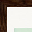 Lacey Leg Framed print 20x25 cm / 8x10″ Dark wood frame corner detail