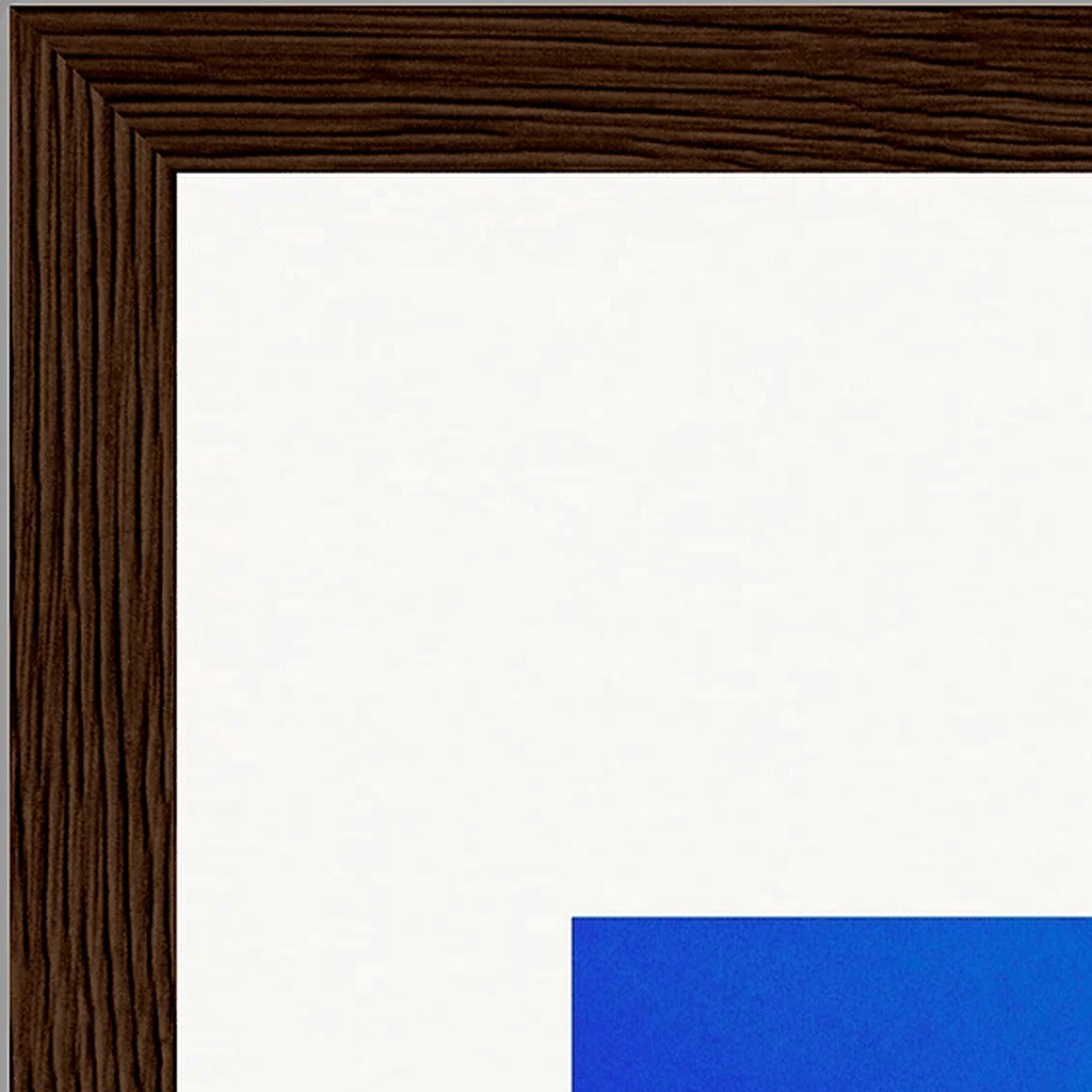 Nocturne Velvet Framed print 20x25 cm / 8x10″ Dark wood frame corner detail