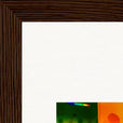 In the Eye Framed print 20x25 cm / 8x10″ Dark wood frame corner detail