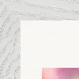 Indigo Sky Framed print 20x25 cm / 8x10″ White frame corner detail