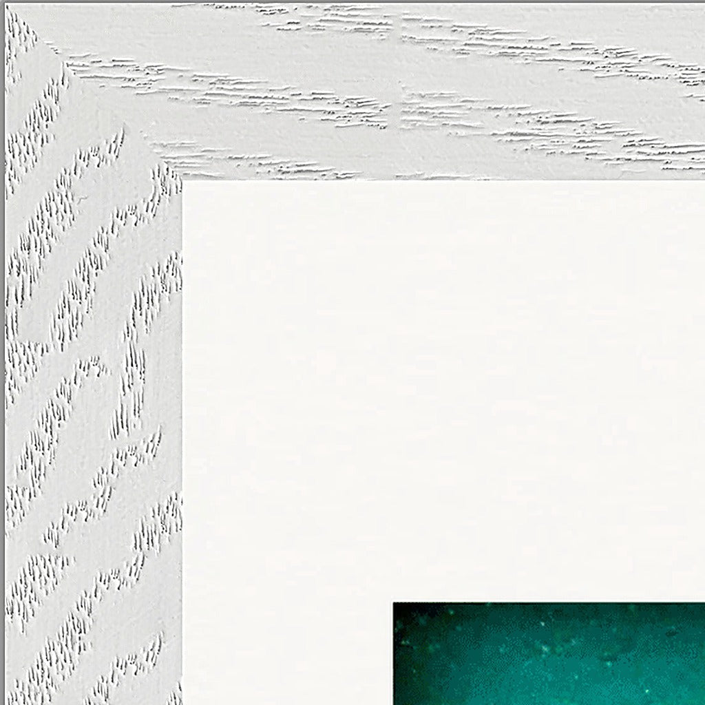 Underwater Flight Framed print 20x25 cm / 8x10″ White frame corner detail