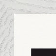 On the Road Framed print 20x25 cm / 8x10″ White frame corner detail