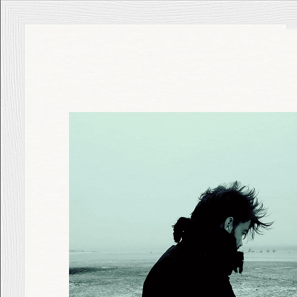 Misty Mind Framed print 20x25 cm / 8x10″ White frame corner detail