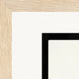 Little Secret Framed print 20x25 cm / 8x10″ Wood frame corner detail