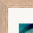 Around and Around Framed print 20x25 cm / 8x10″ Wood frame corner detail
