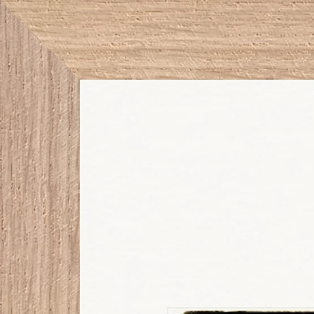 Hat On Framed print 20x25 cm / 8x10″ Wood frame corner detail