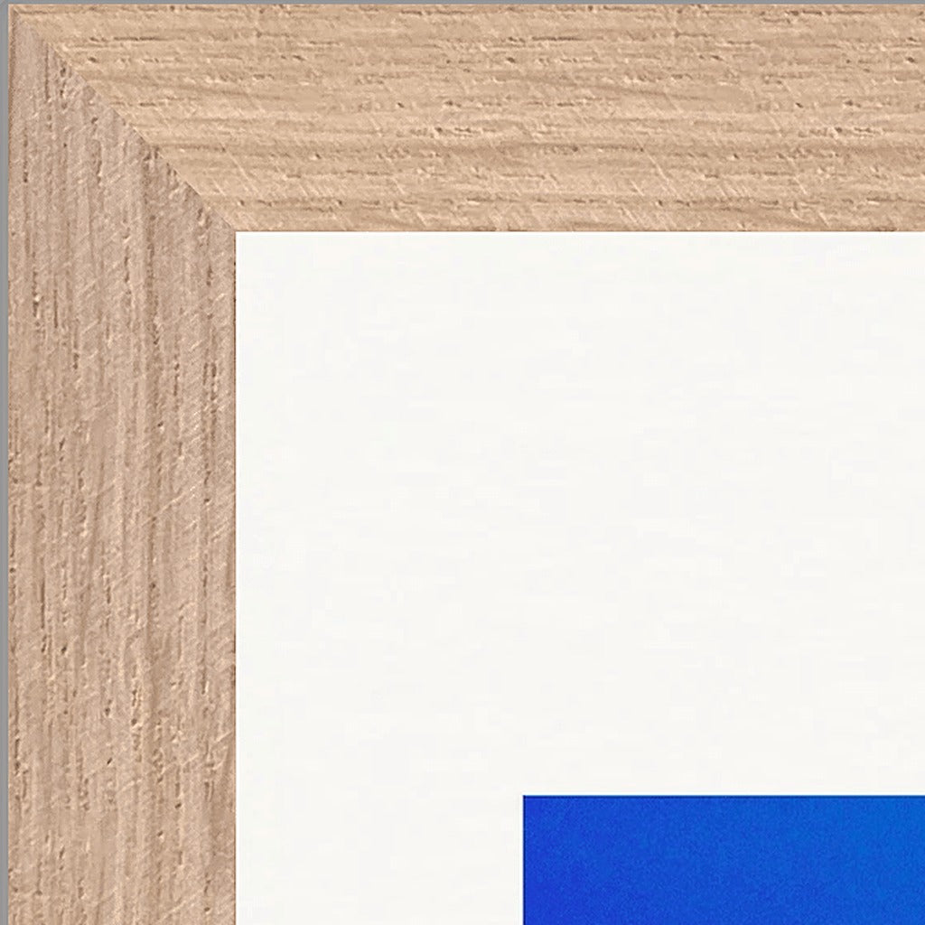 Nocturne Velvet Framed print 20x25 cm / 8x10″ Wood frame corner detail