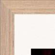 Chromatic Kiss Framed print 20x25 cm / 8x10″ Wood frame corner detail
