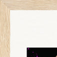 Dancing in Colours Framed print 20x25 cm / 8x10″ Wood frame corner detail