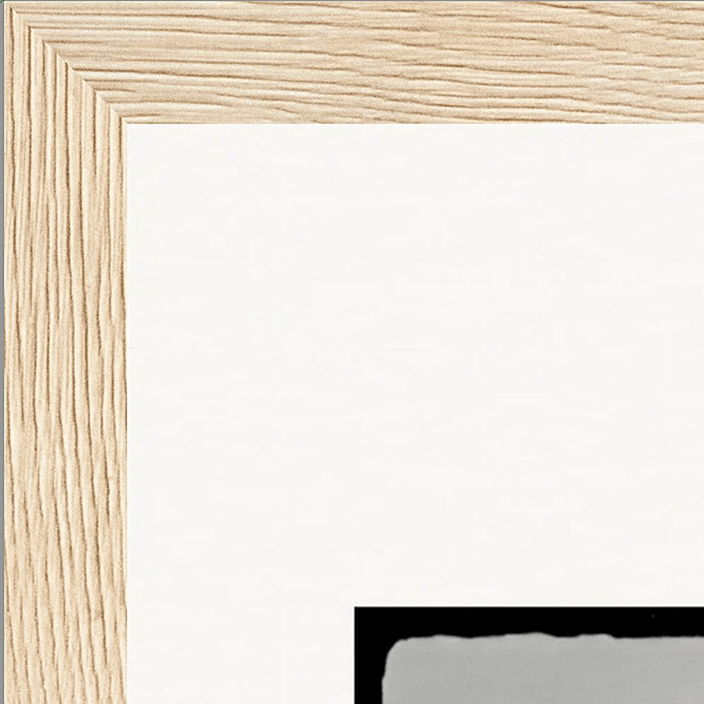Circle of Life Framed print 20x25 cm / 8x10″ Wood frame corner detail