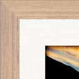 Cosmic Reflections Framed print 20x25 cm / 8x10″ Wood frame corner detail