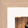Blast Off Framed print 20x25 cm / 8x10″ Wood frame corner detail