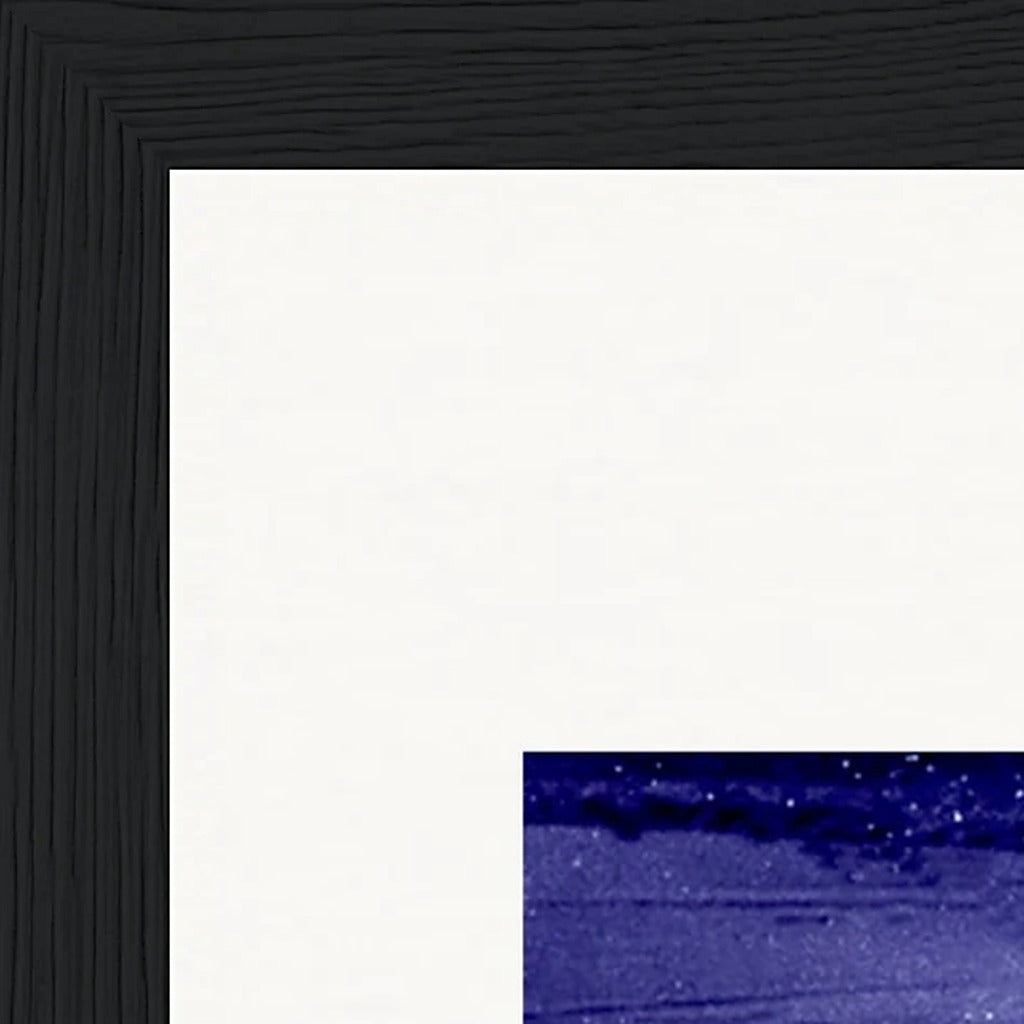 The Unwritten Path Framed print 21x29.7 cm / 8x12" Black frame corner detail