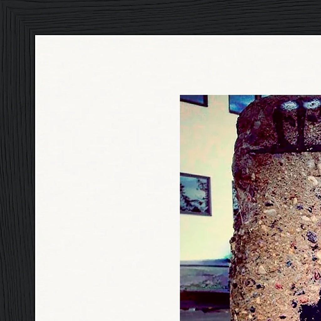 Wash It Framed print 21x29.7 cm / 8x12" Black frame corner detail