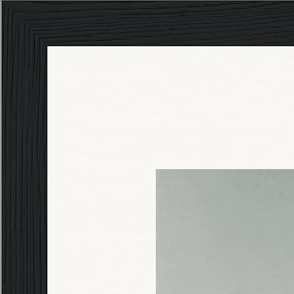 Everyday Hero Framed print 21x29.7 cm / 8x12" Black frame corner detail