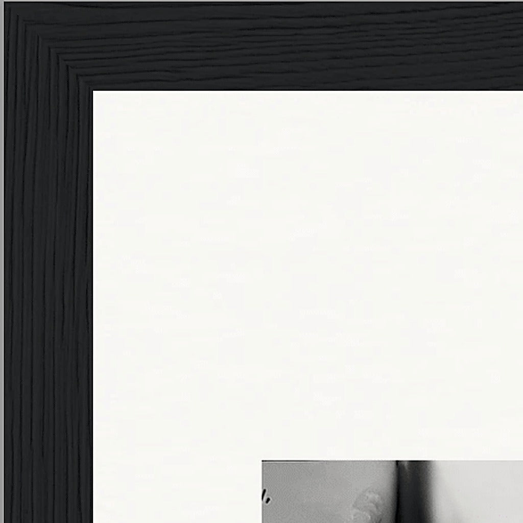Synch'd Hands Framed print 21x29.7 cm / 8x12" Black frame corner detail