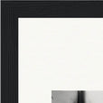 Synch'd Hands Framed print 21x29.7 cm / 8x12" Black frame corner detail