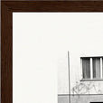 The Urban Matrix Framed print 21x29.7 cm / 8x12" Dark wood frame corner detail