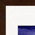The Unwritten Path Framed print 21x29.7 cm / 8x12" Dark wood frame corner detail