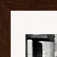 Old Star Framed print 21x29.7 cm / 8x12" Dark wood frame corner detail