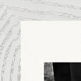 This is Where He Stood Framed print 21x29.7 cm / 8x12" White frame corner detail