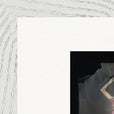 Never too Late Framed print 21x29.7 cm / 8x12" White frame corner detail