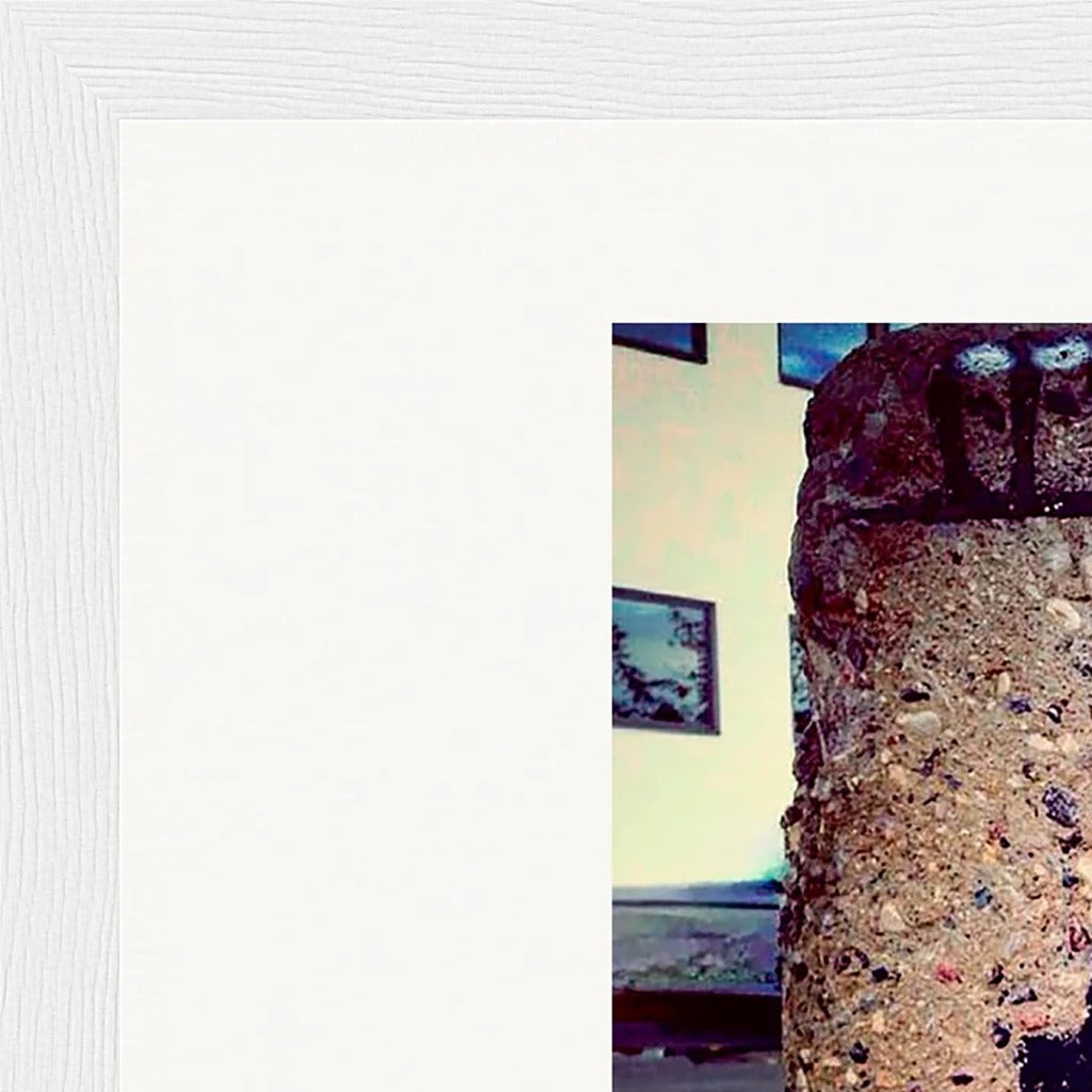 Wash It Framed print 21x29.7 cm / 8x12" White frame corner detail