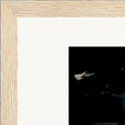 Vibe of Life Framed print 21x29.7 cm / 8x12" Wood frame corner detail