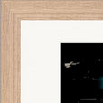 Vibe of Life Framed print 21x29.7 cm / 8x12" Wood frame corner detail