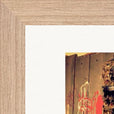 Blast Off Framed print 21x29.7 cm / 8x12" Wood frame corner detail