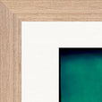 Dancing Cowboy Framed print 21x29.7 cm / 8x12" Wood frame corner detail