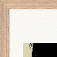 Shadow of Self Framed print 21x29.7 cm / 8x12" Wood frame corner detail