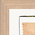 Kiss My Ass Framed print 21x29.7 cm / 8x12" Wood frame corner detail
