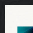Around and Around Framed print 27x35 cm / 11x14″ Black frame corner detail
