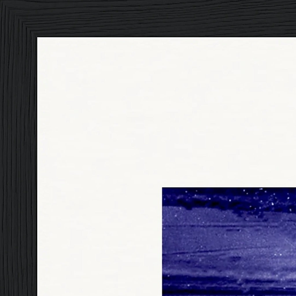 The Unwritten Path Framed print 27x35 cm / 11x14″ Black frame corner detail