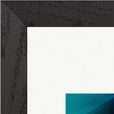 Around and Around Framed print 27x35 cm / 11x14″ Black frame corner detail