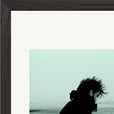 Misty Mind Framed print 27x35 cm / 11x14″ Black frame corner detail