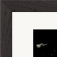 Vibe of Life Framed print 27x35 cm / 11x14″ Black frame corner detail