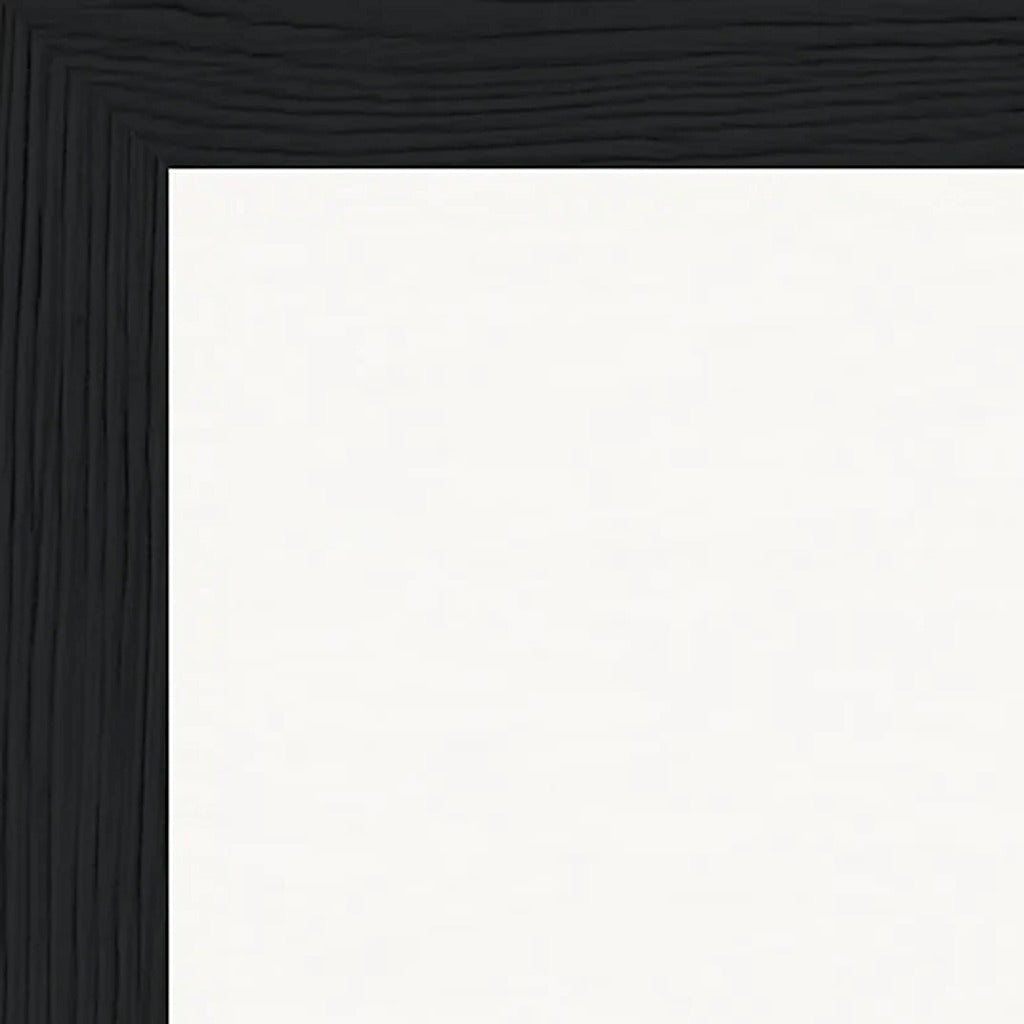 Indigo Sky Framed print 27x35 cm / 11x14″ Black frame corner detail