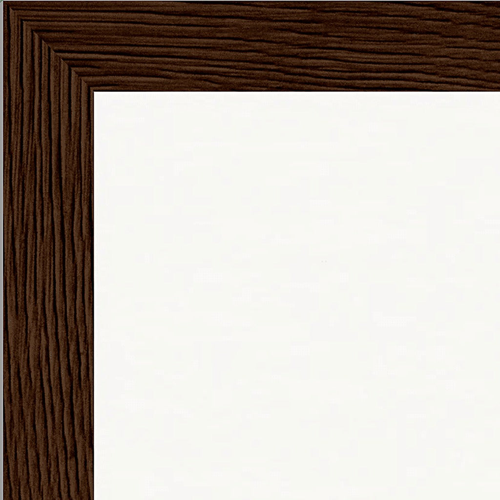 Circle of Life Framed print 27x35 cm / 11x14″ Dark wood frame corner detail