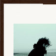 Misty Mind Framed print 27x35 cm / 11x14″ Dark wood frame corner detail