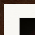 A Dreamer’s Strength Framed print 27x35 cm / 11x14″ Dark wood frame corner detail