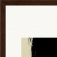 Shadow of Self Framed print 27x35 cm / 11x14″ Dark wood frame corner detail