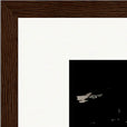 Vibe of Life Framed print 27x35 cm / 11x14″ Dark wood frame corner detail