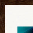 Around and Around Framed print 27x35 cm / 11x14″ Dark wood frame corner detail
