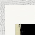 Shadow of Self Framed print 27x35 cm / 11x14″ White frame corner detail