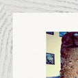 Wash It Framed print 27x35 cm / 11x14″ White frame corner detail