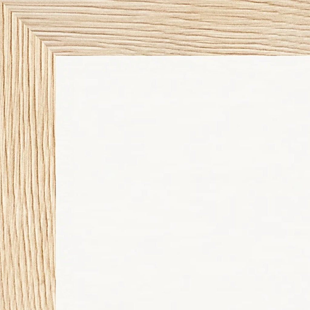 Hat On Framed print 27x35 cm / 11x14″ Wood frame corner detail