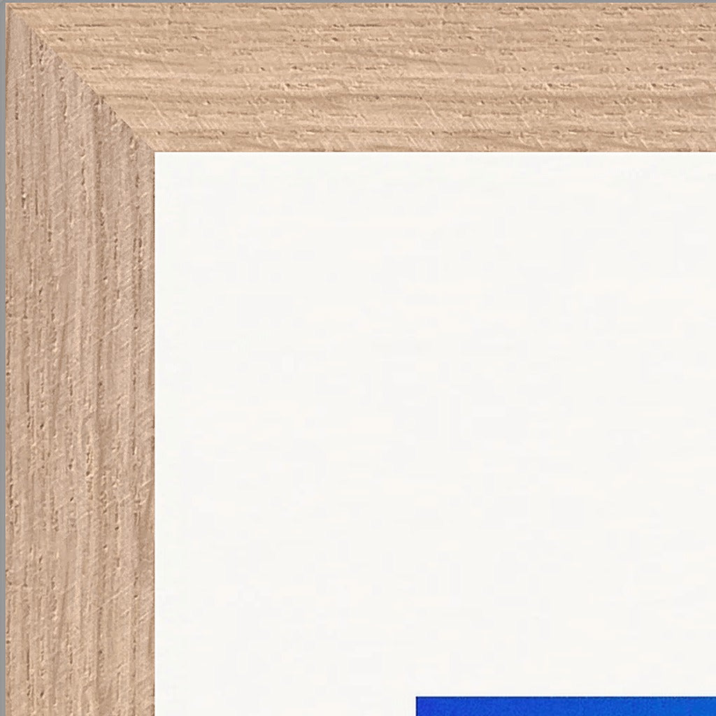 Nocturne Velvet Framed print 27x35 cm / 11x14″ Wood frame corner detail