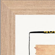 Kiss My Ass Framed print 27x35 cm / 11x14″ Wood frame corner detail